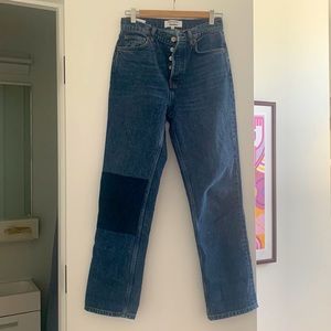 SOLD! Reformation Cynthia Jeans w/ Knee Patch